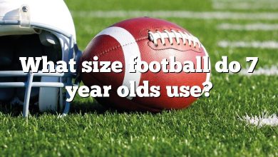 What size football do 7 year olds use?