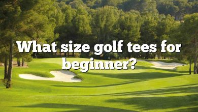 What size golf tees for beginner?