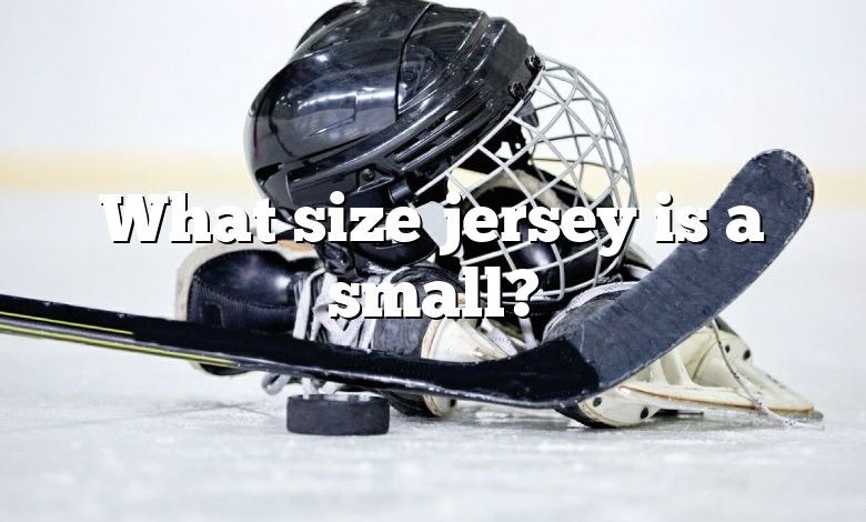 What size jersey is a small?