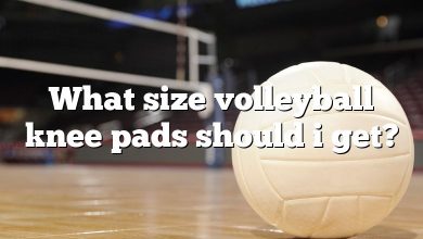 What size volleyball knee pads should i get?