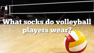 What socks do volleyball players wear?