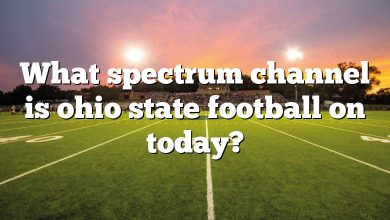 What spectrum channel is ohio state football on today?