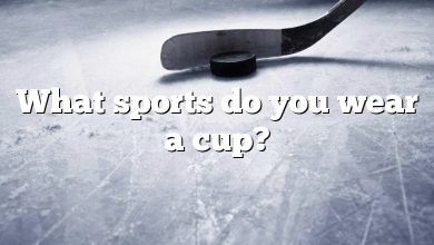 What sports do you wear a cup?