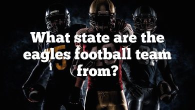 What state are the eagles football team from?