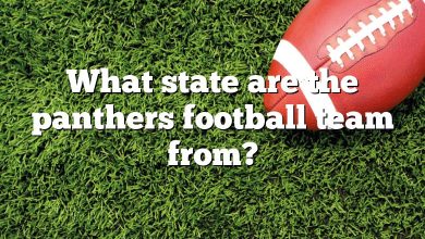 What state are the panthers football team from?