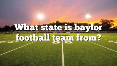 What state is baylor football team from?