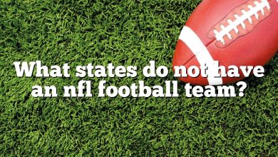 What states do not have an nfl football team?