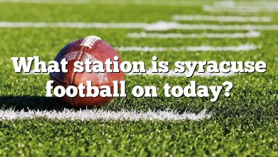 What station is syracuse football on today?