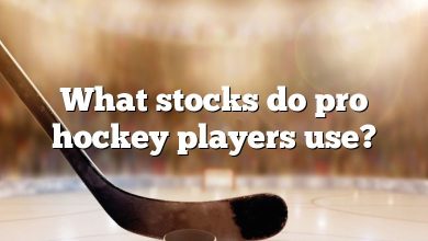 What stocks do pro hockey players use?