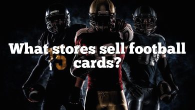 What stores sell football cards?