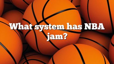 What system has NBA jam?