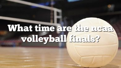 What time are the ncaa volleyball finals?