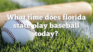 What time does florida state play baseball today?