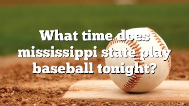 What time does mississippi state play baseball tonight?