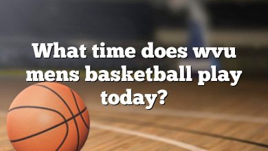 What time does wvu mens basketball play today?