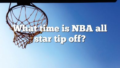 What time is NBA all star tip off?