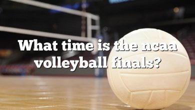 What time is the ncaa volleyball finals?