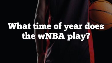 What time of year does the wNBA play?