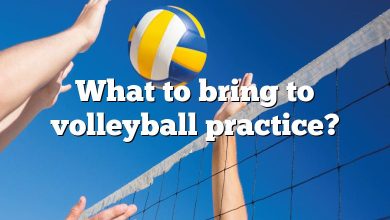 What to bring to volleyball practice?