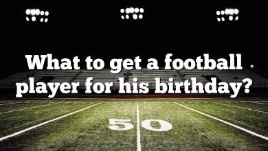 What to get a football player for his birthday?