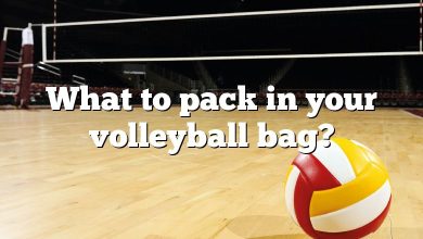 What to pack in your volleyball bag?