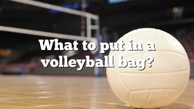 What to put in a volleyball bag?