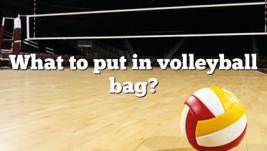 What to put in volleyball bag?