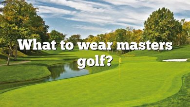 What to wear masters golf?