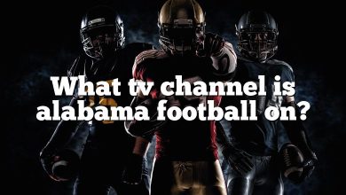 What tv channel is alabama football on?