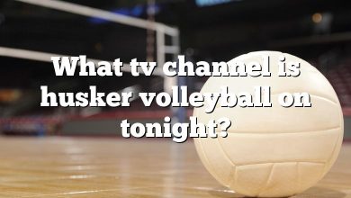 What tv channel is husker volleyball on tonight?