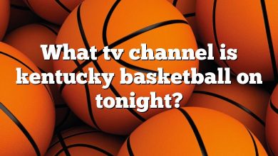 What tv channel is kentucky basketball on tonight?