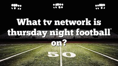 What tv network is thursday night football on?