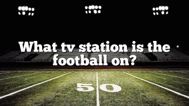 What tv station is the football on?