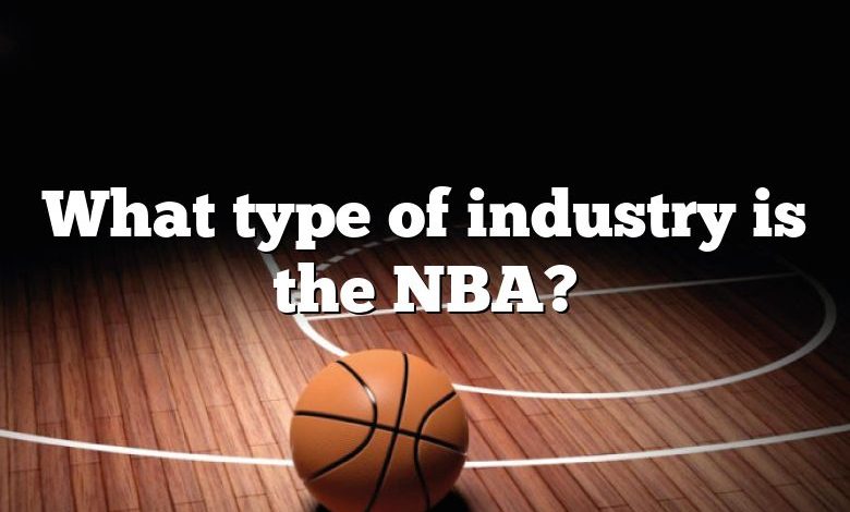 What type of industry is the NBA?