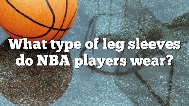 What type of leg sleeves do NBA players wear?