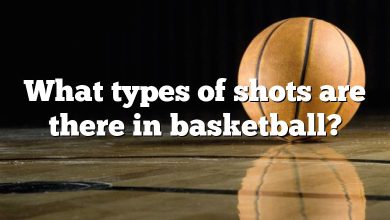 What types of shots are there in basketball?