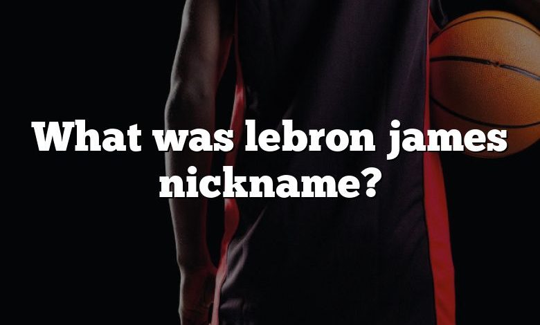 What was lebron james nickname?