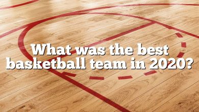 What was the best basketball team in 2020?