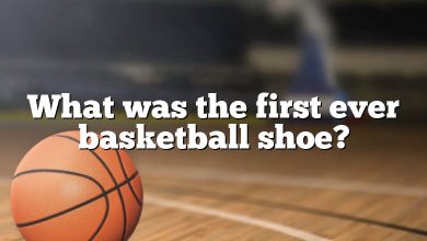 What was the first ever basketball shoe?