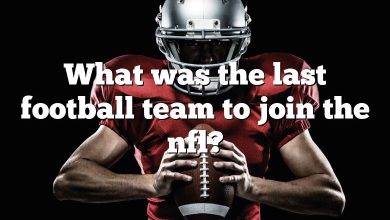 What was the last football team to join the nfl?