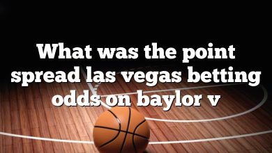 What was the point spread las vegas betting odds on baylor v