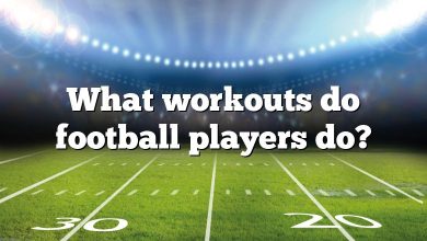 What workouts do football players do?