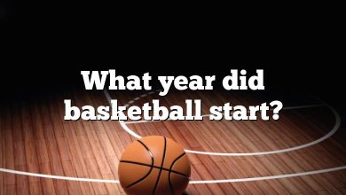 What year did basketball start?