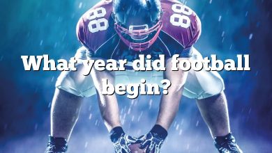 What year did football begin?