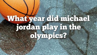 What year did michael jordan play in the olympics?