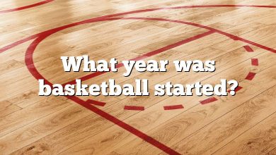 What year was basketball started?