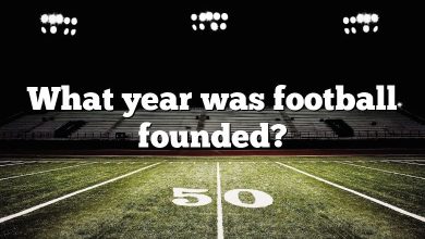 What year was football founded?