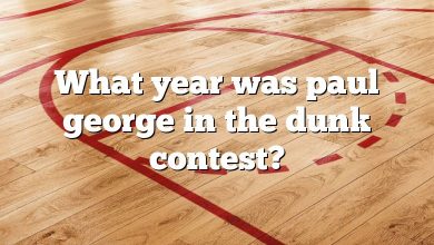 What year was paul george in the dunk contest?