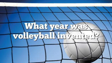 What year was volleyball invented?