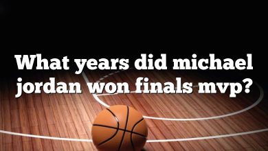 What years did michael jordan won finals mvp?